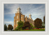 Logan Utah Temple House on a Hill