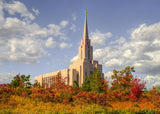 Oquirrh Mtn. Utah Temple Fall Colors