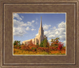 Oquirrh Mtn. Utah Temple Fall Colors