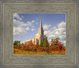 Oquirrh Mtn. Utah Temple Fall Colors