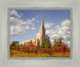 Oquirrh Mtn. Utah Temple Fall Colors