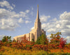 Oquirrh Mtn. Utah Temple Fall Colors