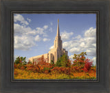 Oquirrh Mtn. Utah Temple Fall Colors