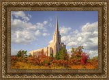 Oquirrh Mtn. Utah Temple Fall Colors