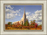 Oquirrh Mtn. Utah Temple Fall Colors