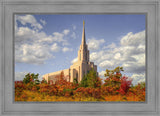 Oquirrh Mtn. Utah Temple Fall Colors