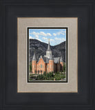 Provo City Center Utah Temple Y Mountain Portrait