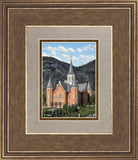 Provo City Center Utah Temple Y Mountain Portrait