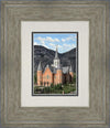 Provo City Center Utah Temple Y Mountain Portrait