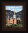 Provo City Center Utah Temple Y Mountain Portrait