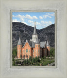 Provo City Center Utah Temple Y Mountain Portrait