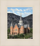 Provo City Center Utah Temple Y Mountain Portrait