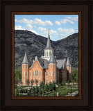 Provo City Center Utah Temple Y Mountain Portrait