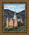 Provo City Center Utah Temple Y Mountain Portrait