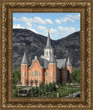 Provo City Center Utah Temple Y Mountain Portrait