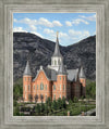 Provo City Center Utah Temple Y Mountain Portrait