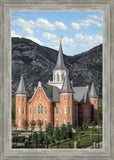 Provo City Center Utah Temple Y Mountain Portrait