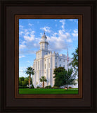 St. George Utah Temple House of Angels Portrait