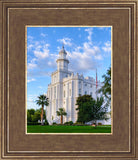 St. George Utah Temple House of Angels Portrait