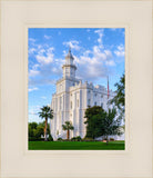 St. George Utah Temple House of Angels Portrait