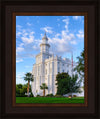 St. George Utah Temple House of Angels Portrait