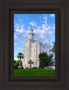 St. George Utah Temple House of Angels Portrait