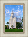 St. George Utah Temple House of Angels Portrait