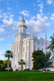 St. George Utah Temple House of Angels Portrait