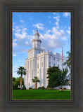 St. George Utah Temple House of Angels Portrait