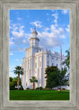 St. George Utah Temple House of Angels Portrait