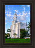 St. George Utah Temple House of Angels Portrait