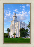 St. George Utah Temple House of Angels Portrait