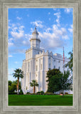 St. George Utah Temple House of Angels Portrait