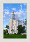 St. George Utah Temple House of Angels Portrait