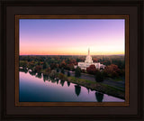 Idaho Falls - Snake River Reflection Aerial