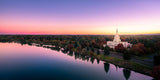 Idaho Falls - Snake River Reflection Aerial