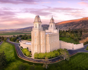 Manti Sunset From On High