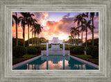 Laie Fountain Sunset