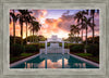 Laie Fountain Sunset