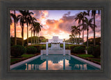 Laie Fountain Sunset