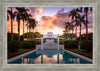 Laie Fountain Sunset