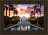 Laie Fountain Sunset