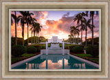 Laie Fountain Sunset