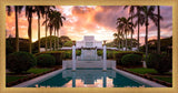 Laie Fountain Sunset