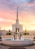 Denver Sunset Fountain