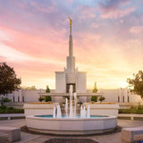 Denver Sunset Fountain