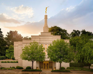 Winter Quarters Temple Rainy Evening