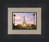 Redlands Temple Fountain Sunset