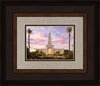 Redlands Temple Fountain Sunset