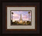 Redlands Temple Fountain Sunset